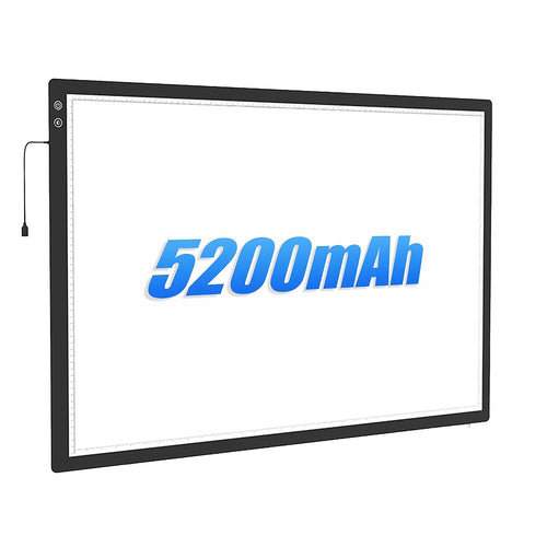 A2 LED Light Box for Drawing, Tracing and Calligraphy Artists Pad