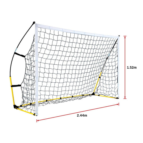 8' x 5' Soccer Football Goal Foot Portable Net Quick Set Up