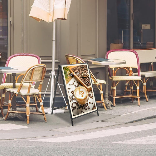 Frame Sign Sidewalk Sign Board 60x90cm Advertising Poster Display