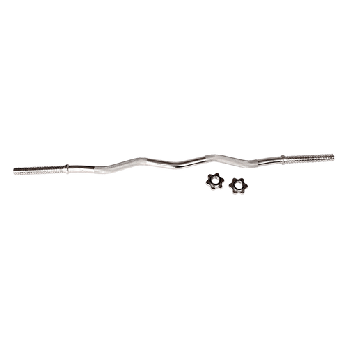 Curl Bar Barbell Heavy Duty EZ with Spinlock Collars