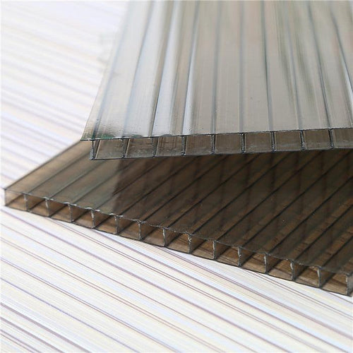  Polycarbonate Roofing Sheets Tinted Bronze UV Roof 610x1220mm 12 Pack
