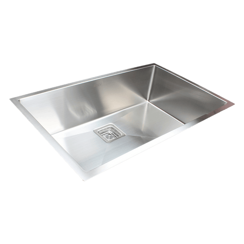 810x505mm Handmade 1.5mm Stainless Steel Sink with Square Waste
