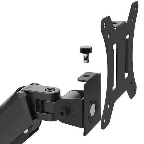 Dual Arm Monitor Desk Mount Bracket 17–32 Inch Spring Assisted Full Motion