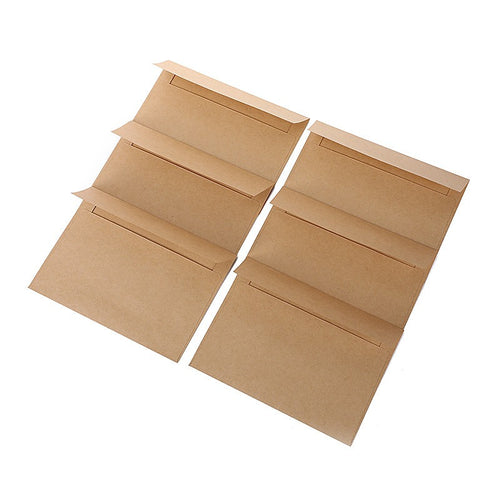 50 Pack Brown Kraft Wedding Invitation Envelopes with Peel & Seal Closure