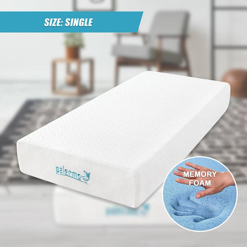 Single 25cm Gel Memory Foam Mattress Dual-Layered - CertiPUR-US