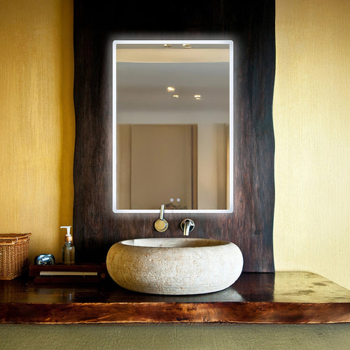 Smart Mirror Bathroom Vanity LED Lighted Wall Mirror 800x600mm