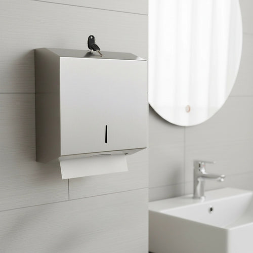 304 Stainless Steel Hand Paper Towel Dispenser Holder Toilet Heavy Duty