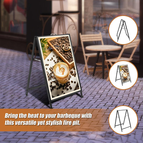 Frame Sign Sidewalk Sign Board 60x90cm Advertising Poster Display