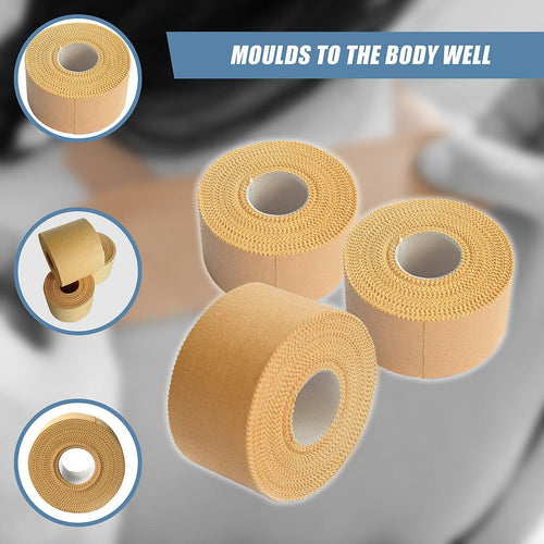 Premium Rigid Sports Strapping Tape - 3 Rolls of 38mm