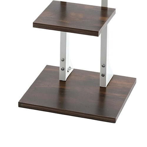 6 Tier Bookshelf Corner Bookcase Storage Rack