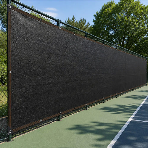 Fence Privacy Screen – 20mx2m Black HDPE Mesh Windscreen