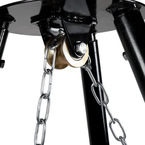 Tripod Garden Fire Pit BBQ Barbecue Cast Iron & Steel Fire Pit Bowl Round