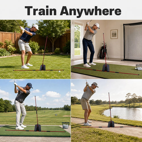 Golf Swing Trainer Portable Multi Functional Alignment Training Aid