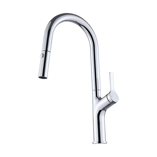 Kitchen Laundry Bathroom Basin Sink Pull Out Mixer Tap Faucet - Chrome