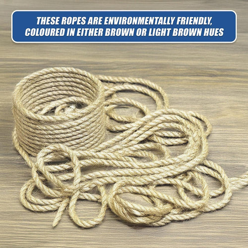 Sisal Rope Natural Jute Hemp Manila Twine Cord 5mm x 100m