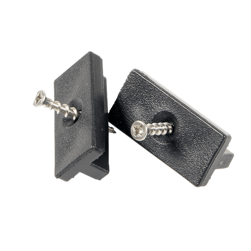 100 Composite Decking Hidden Fixing Fasteners Plastic T Clips & Screws