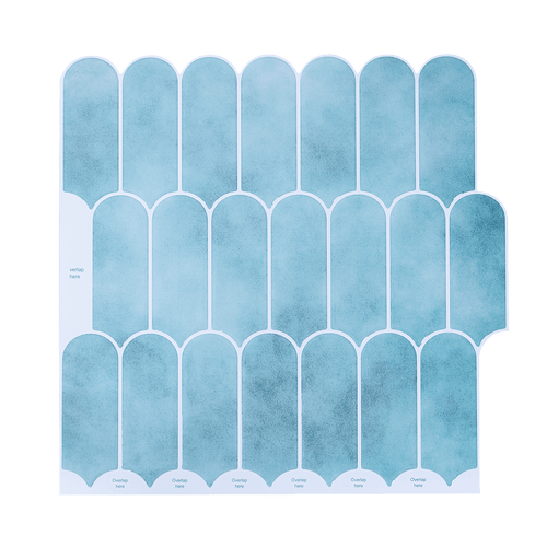 5pcs 3D Wall Stickers Self-adhesive Wallpaper Creative 3D Wallpaper Resistant High Temperature DIY Kitchen Waterproof Wallpaper For Bathroom