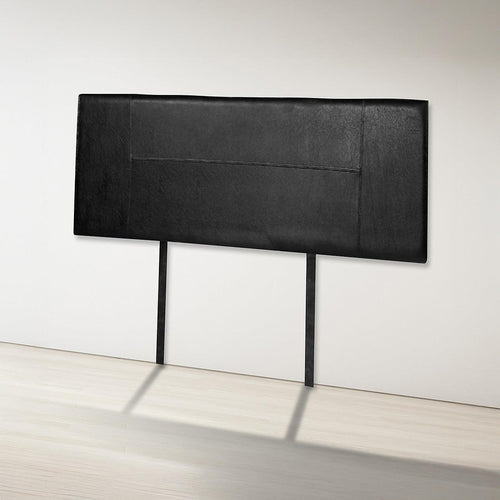 Double Black PU Leather Bed Headboard Bedhead