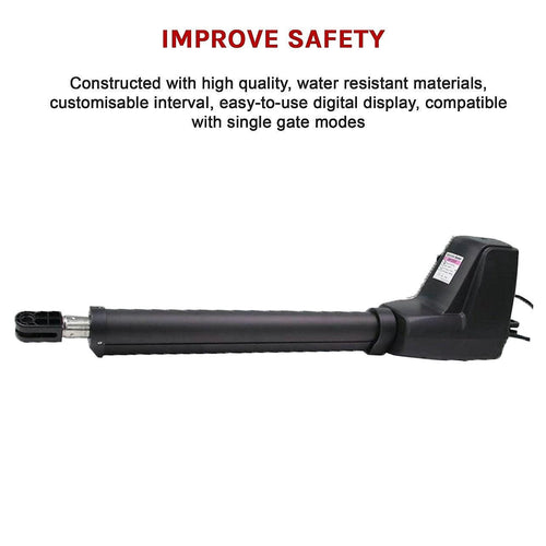 400KG Single Swing Auto Motor Remote Gate Opener Without Backup Solar