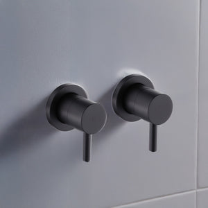 Bathroom Shower Bath Hot and Cold Mixer WATERMARK Certified - Black
