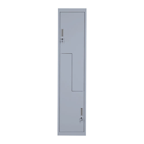Multipurpose Locker – Grey Dual L-Shaped Door with Standard Lock with 2 Keys
