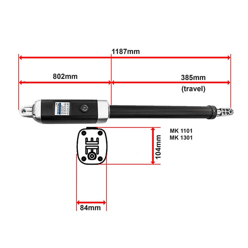 500KG 10W Solar Single Swing Auto Motor Remote Gate Opener