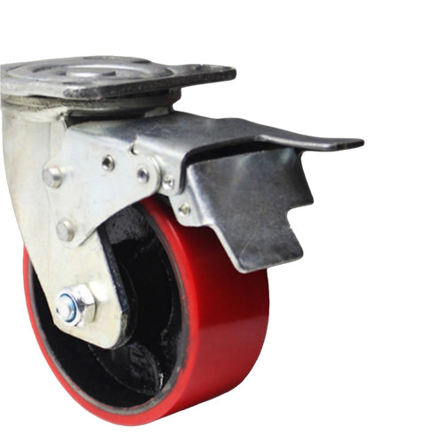 4 Pack 6 Inch Castor Wheels Heavy Duty 500kg Swivel with Brake