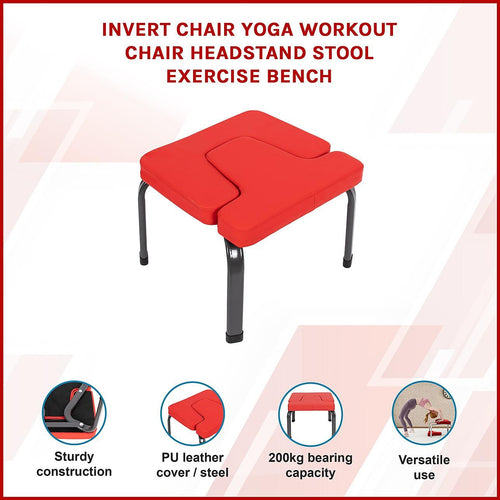 Invert Chair Yoga Workout Chair Headstand Stool Exercise Bench