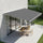 Outdoor Awning Grey - 3x2.5m Retractable Sunshade