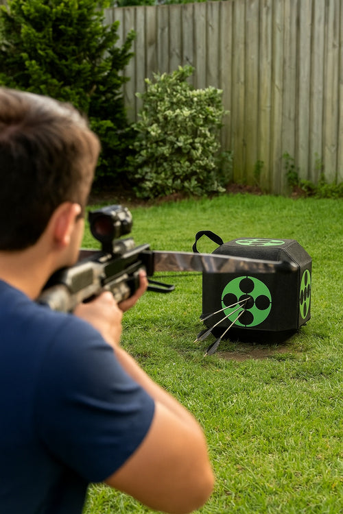 Archery 3D Dice Target Cube Reusable 18 Sides 23CM Self Healing XPE Foam Target