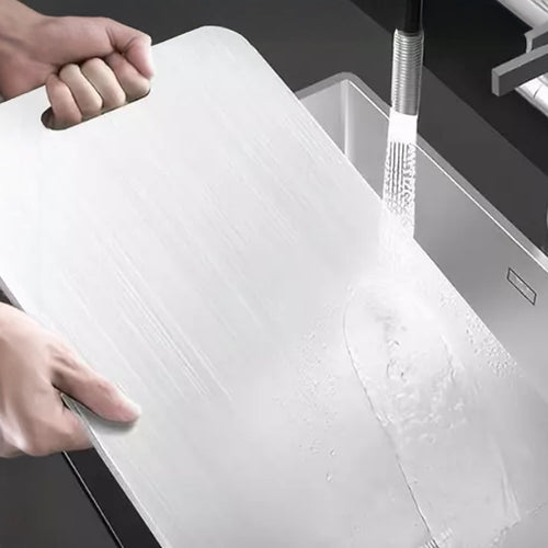 3-Piece Stainless Steel Cutting Board Set – 304SS Chopping Boards for Kitchen & Food Prep