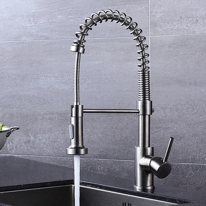 Basin Mixer Tap Faucet w/ Extend - Kitchen Laundry Sink in Satin Brass