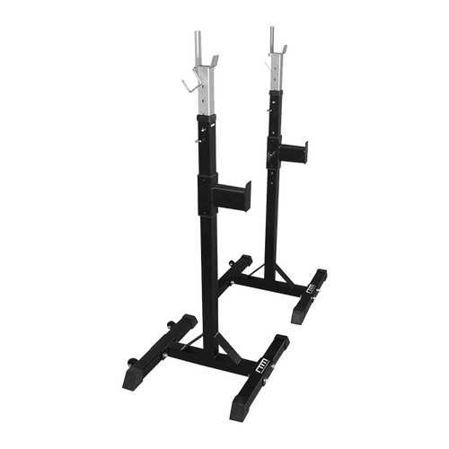 Squat Rack Stand Pair Bench Press Weight Lifting Barbell 