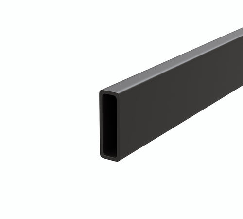 150x100cm Frameless Glass Sliding Corner Shower – With Black Rail and U-brackets for Contemporary Bathrooms