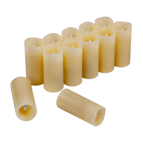 Flameless Candles LED Candles Set of 12 Battery Flickering Bulb
