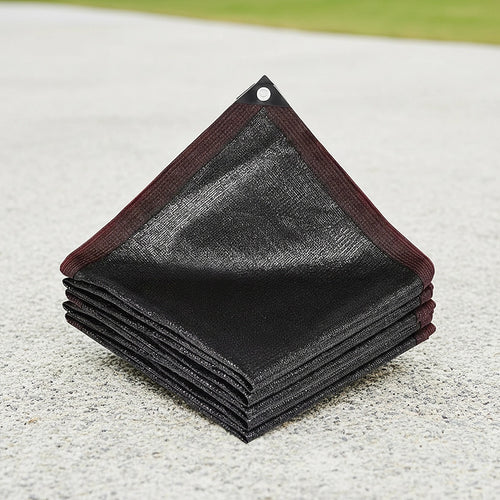 15m x 2m Fence Windscreen Privacy Shade Cover – Black Fabric Mesh for Garden, Patio & Outdoor Areas