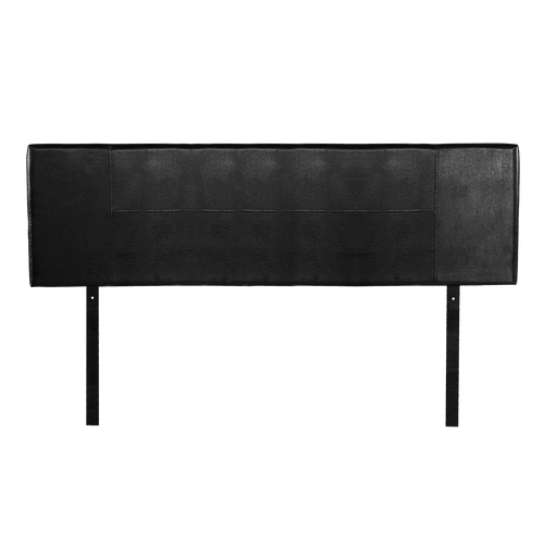 King Black PU Leather Bed Headboard Bedhead