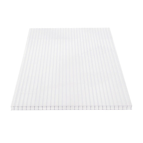  Polycarbonate Roofing Sheets Clear UV Roof 1050x2100mm; 10mm 5 Pack