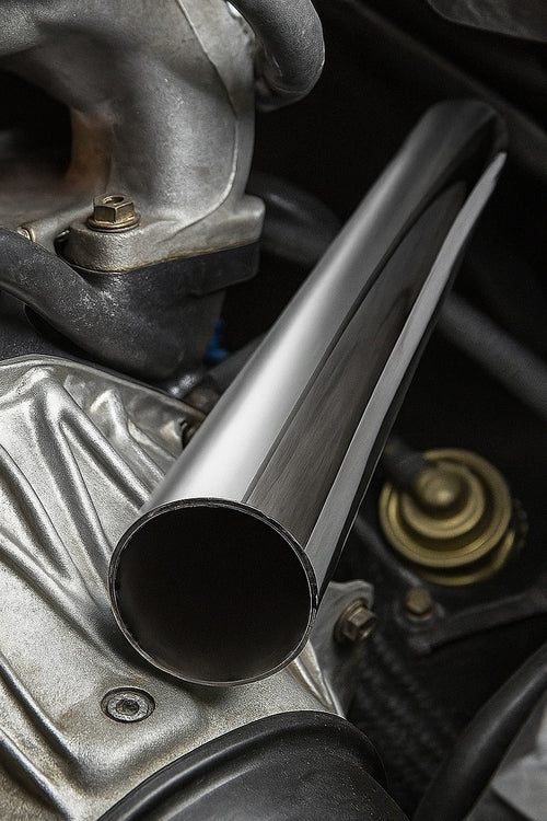 Universal 76mm Stainless Steel Exhaust/Intake Pipe Tube – Polished Automotive Fitting