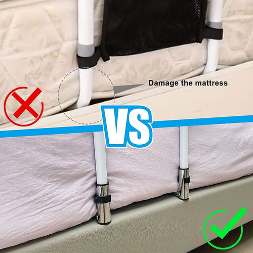 Adjustable Bed Rail for Elderly – Safety Support Bar for Adults & Seniors for Stable Bedside Assistance