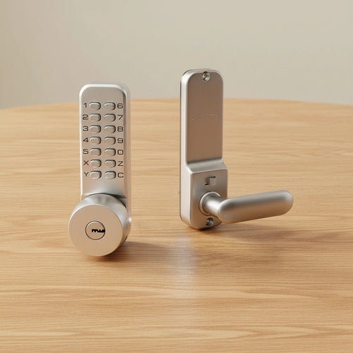 Mechanical Keyless Door Lock with Handle for Garage and Office