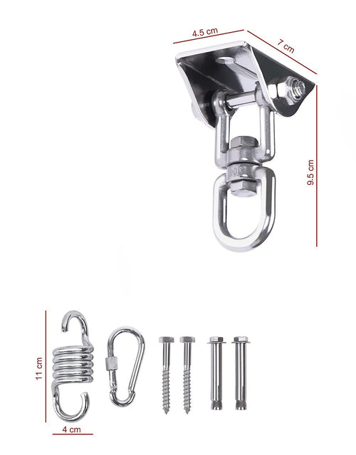 304 Stainless Steel Swing Hanger Heavy Duty 360° Swivel Hook Mount
