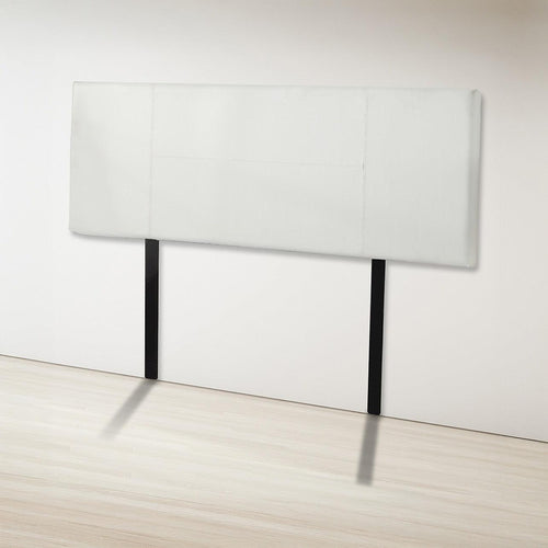 Queen White PU Leather Bed Headboard Bedhead
