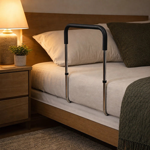 Bedside Support Rail – Adjustable Soft Grip Bed Hand Rail