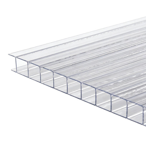0.8mm Polycarbonate Corrugated Roofing Sheets 836x2000mm 10pk – UV-Resistant Clear Panels for Durable Coverage