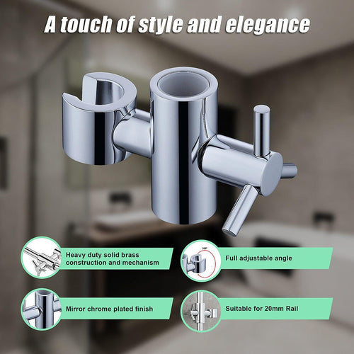 20mm Replacement Solid Brass Slide Rail Bracket Slider 