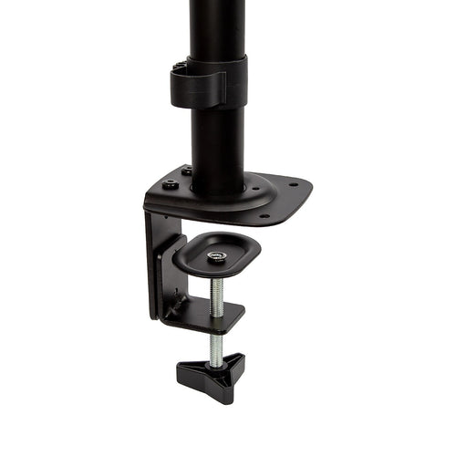 Dual Monitor Stand Steel Desk Mount for 13-27 Inch Screens with Adjustable Arms VESA 75/100mm Black