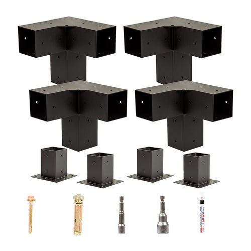 DIY Pergola Kit – Single Set with Brackets