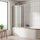 4 Fold Chrome Folding Bath Shower Screen Door Panel 1000 x 1400mm