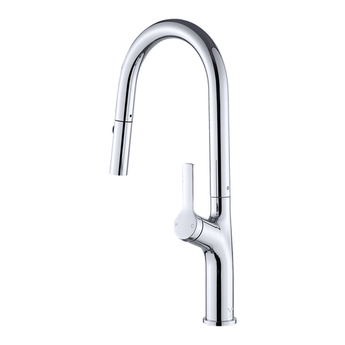 Kitchen Laundry Bathroom Basin Sink Pull Out Mixer Tap Faucet - Chrome